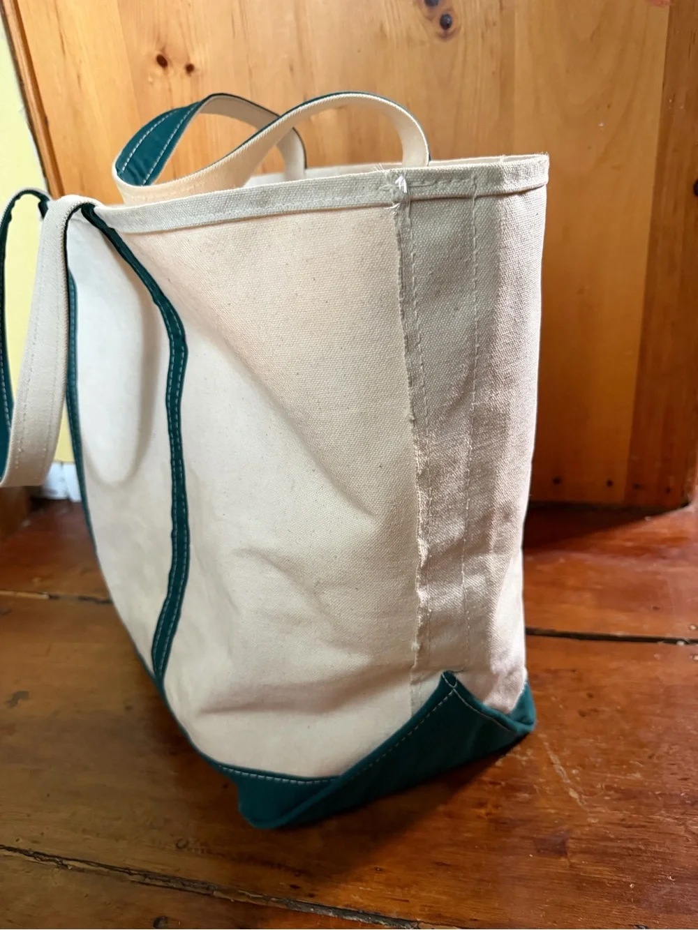 Vintage 80’s LL BEAN Boat and Tote green XL